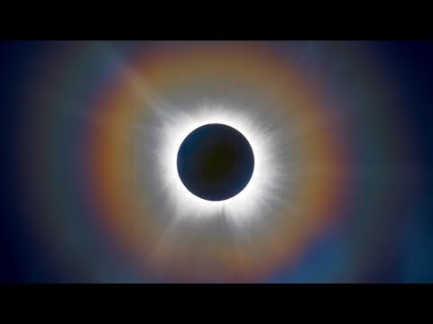 2024 Total Solar Eclipse inc. HDR, 2 coronas